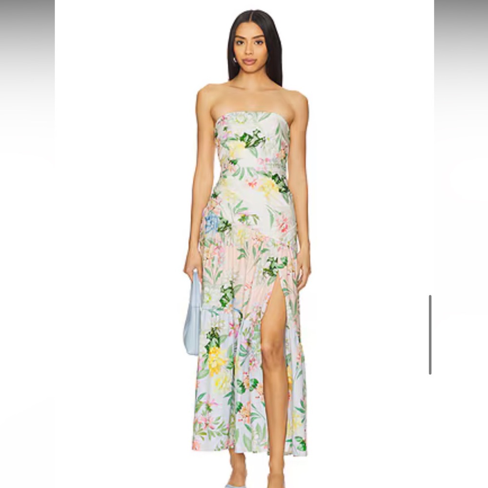 Yumi Kim Cream Spaghetti Strap Sundress Maxi